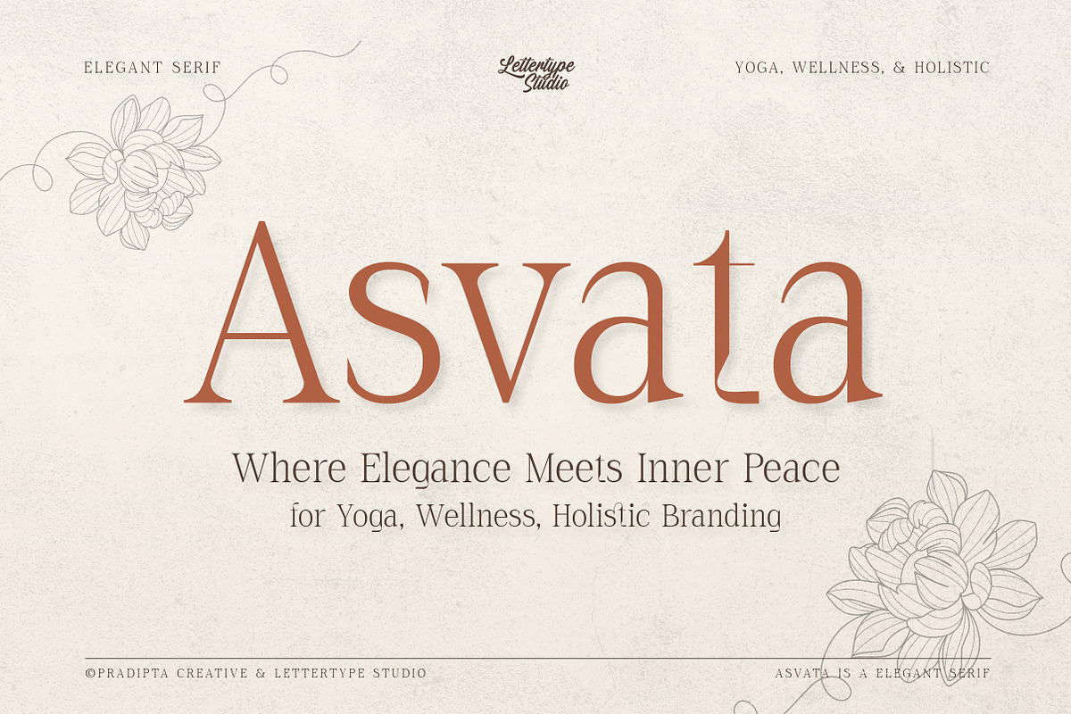 Asvata a Elegant Serif, a Serif Font by Lettertype Studio (Photo 1 of 13)