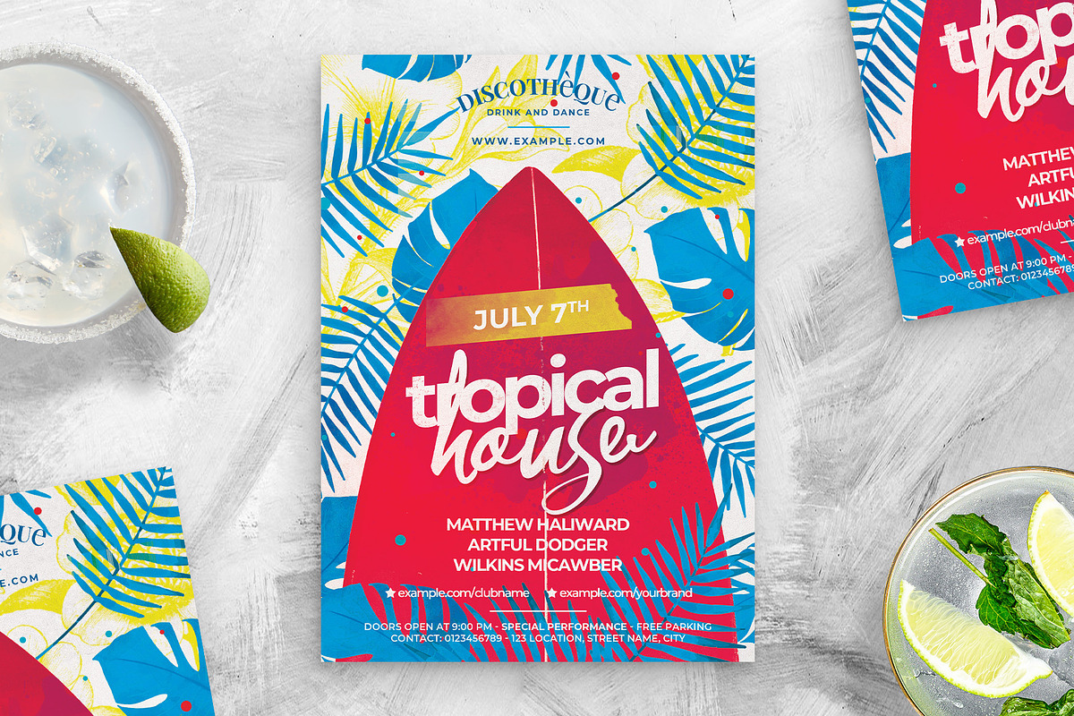 Summer Beach Party Flyer, a Flyer Template by BrandPacks (Photo 1 of 4)