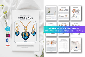 Wholesale Line Sheet Templates, a Flyer Template by obayes