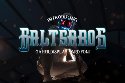 BaltsaroS -Heavy Metal black Font
