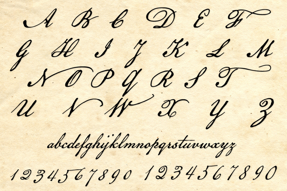 American Scribe, a Fourth of July font preview 4