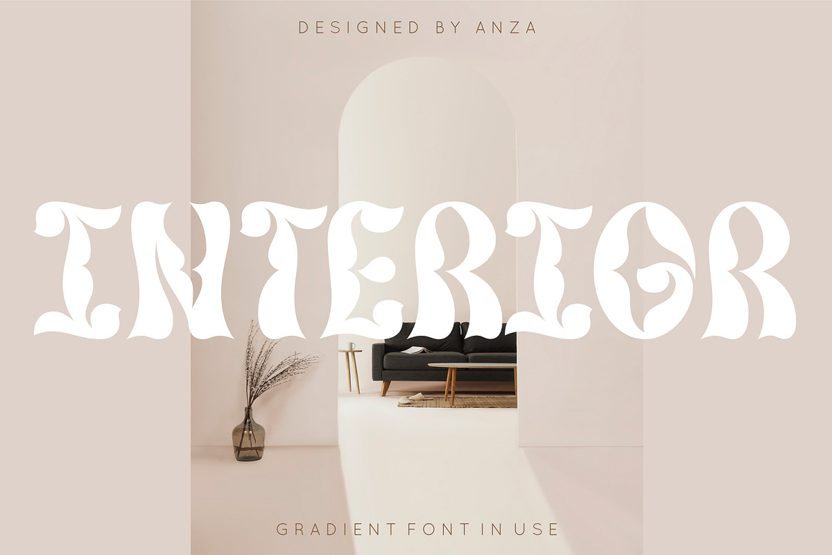 Gradient quirky font, a Font by Anna Zakharchenko (Photo 14 of 18)