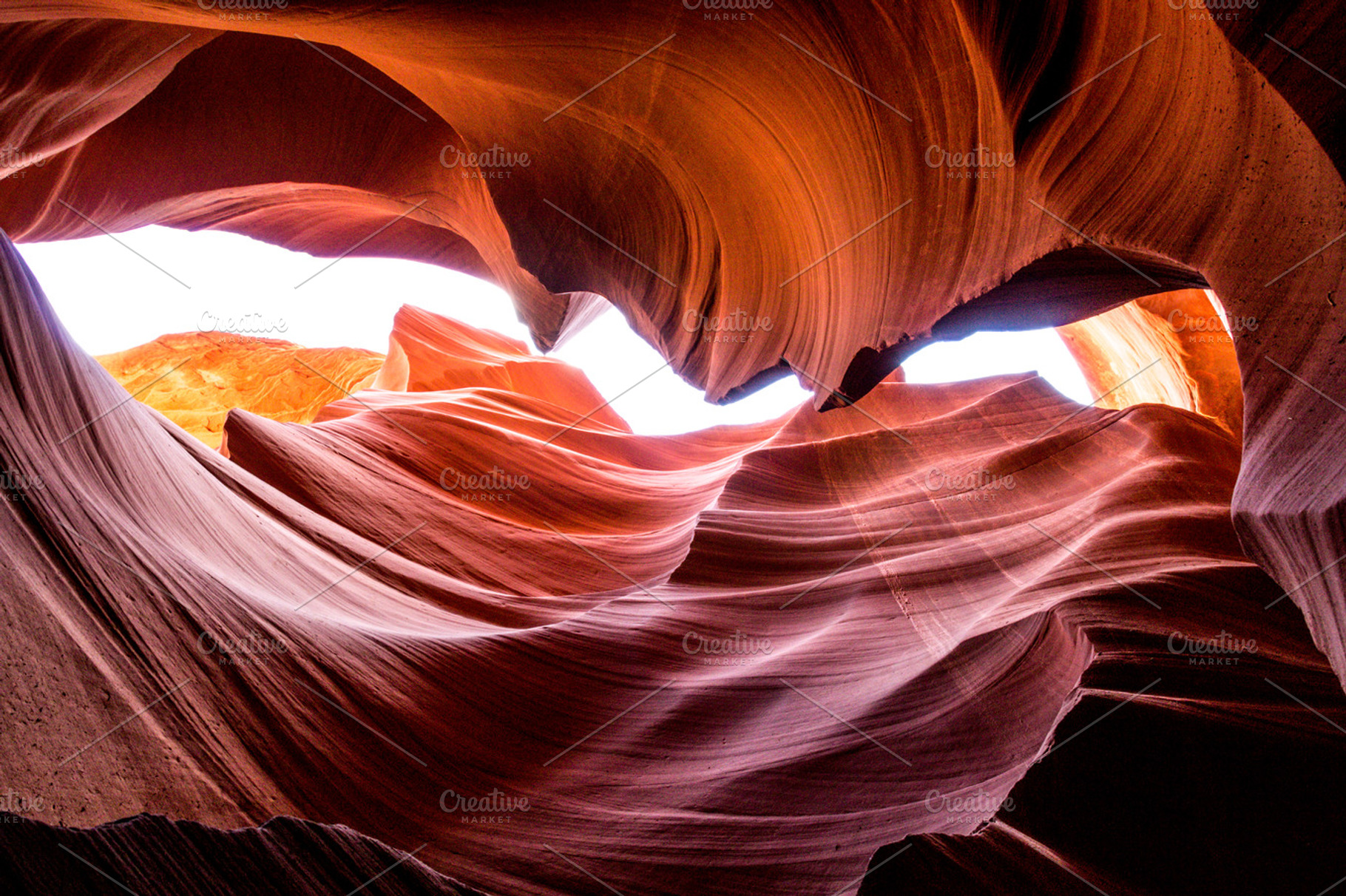Lower antelope containing red, permit, and reservation, a Nature Photo by Kitko photography shop