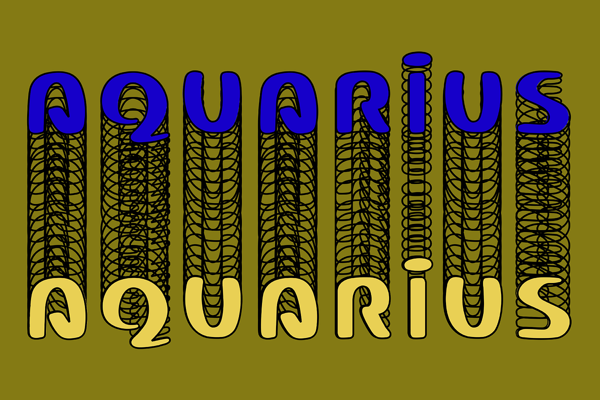 Aqua Bubble Typeface, a Blackletter Font by Rachel McBride Creative (Photo 8 of 8)