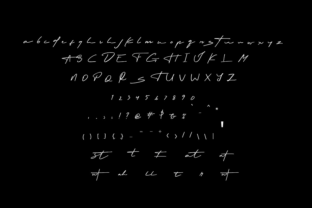 Thai Tea font preview 5