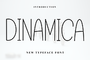 Dinamica, a Font by FreshTypeINK (Thumbnail 1 of 8)