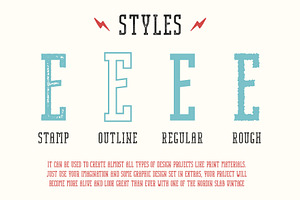 Nordin Slab Vintage Font Family