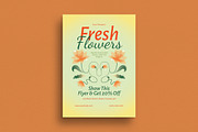 Flower Shop Promotion Flyer, a Flyer Template by Guuver (Thumbnail 1 of 3)