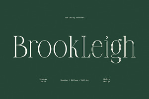 Brookleigh - Classy Serif Font