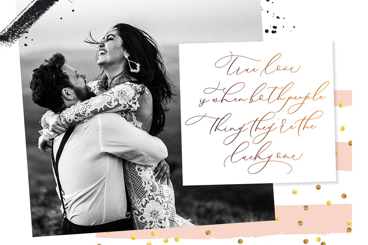 Amira Madison, a Script Font by JamalCreativeStudio (Photo 10 of 11)