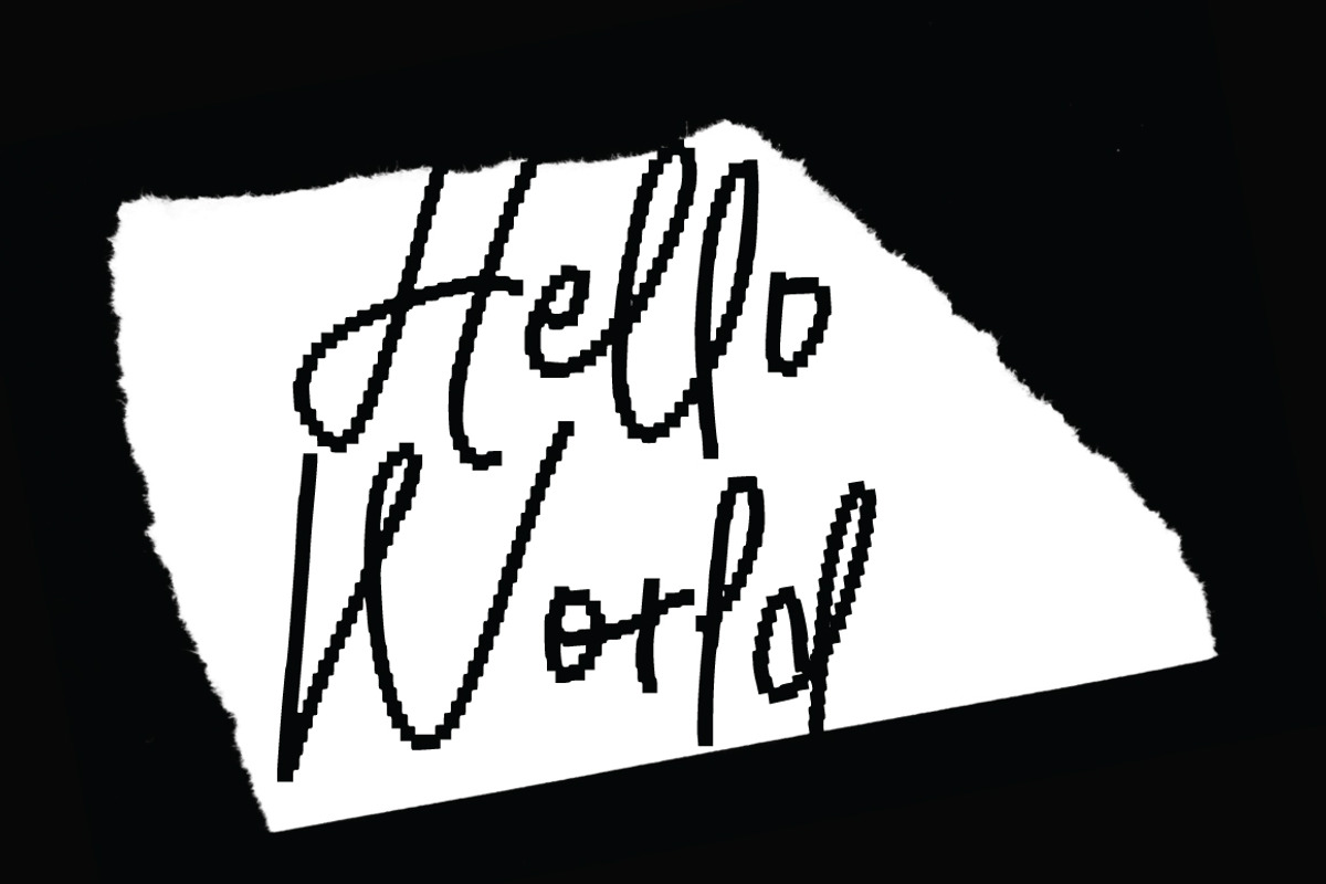 Hanzera – Unique Pixel Signature, a Handwritten Font by tebaltipislab (Photo 2 of 11)