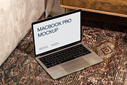 Modern Boho MacBook Pro PSD Mockup, a Books & Magazine Mockup by Area Mockups (Thumbnail 2 of 2)