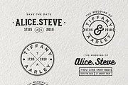 Wedding Badges, a Branding & Logo Template by Aarley Kaiven (Thumbnail 2 of 2)