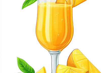 Refreshing Orange Juice Drink Glass, a Food & Drink Photo by Pixeness