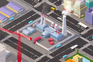 Low Poly Megapolis City Pack 1