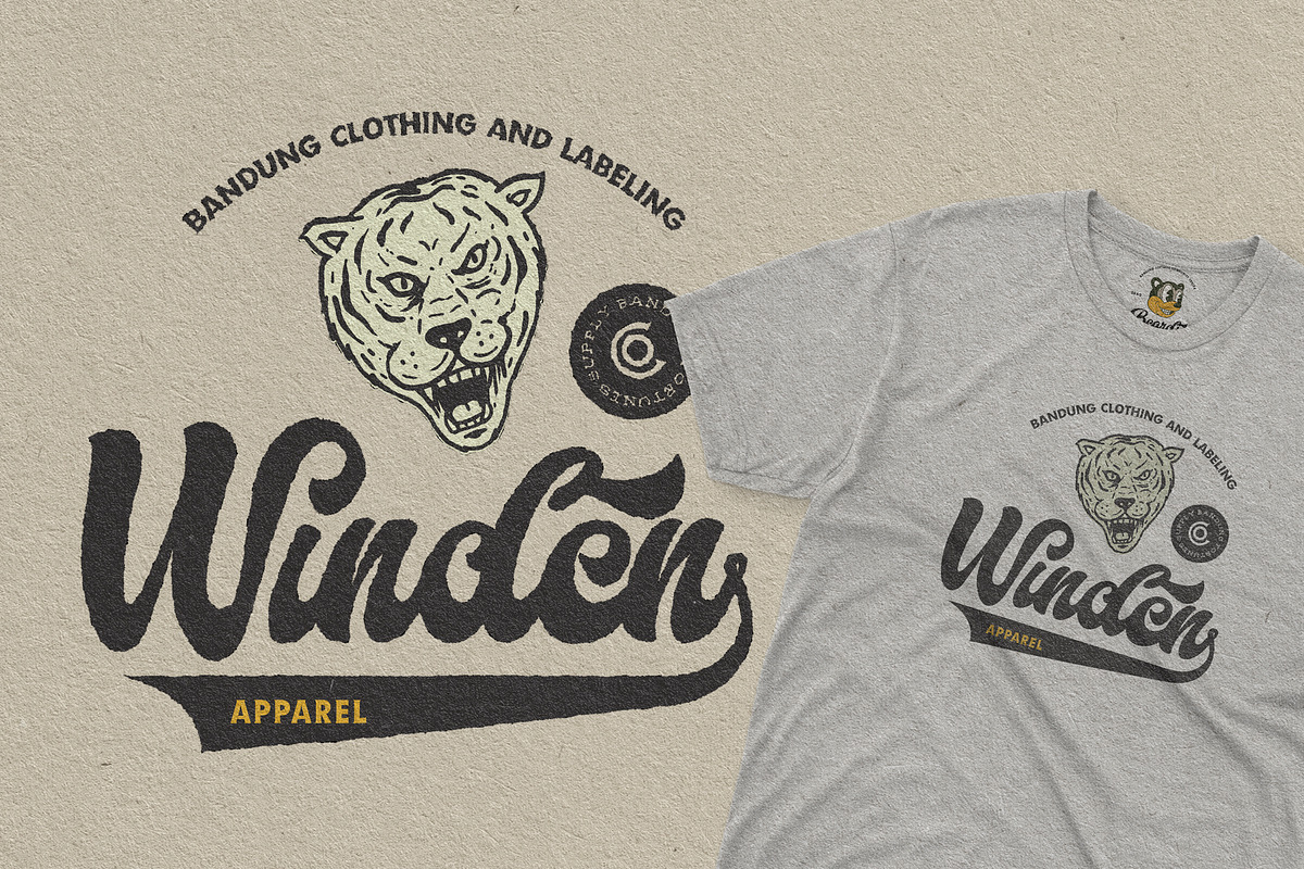 Harland Vintage With Bonus, a Script Font by Fortunes Co (Photo 11 of 14)
