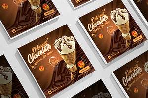 Chocolate day social media poster, a Social Media Template by mdmijanur0187
