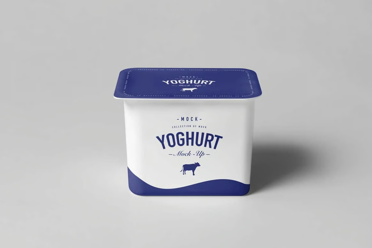 Yoghurt Cup Mock-up, a Packaging Mockup by zippypixelstudio (Photo 7 of 9)