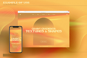 Grainy Gradients Textures & Shapes