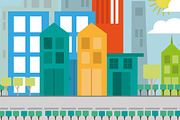 Geometric City Vectors, an Illustration by SUBCUTANEO STORE (Thumbnail 2 of 5)