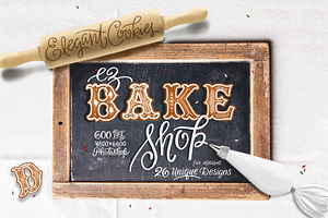 Ez Bake Shop - Cookie Lettering