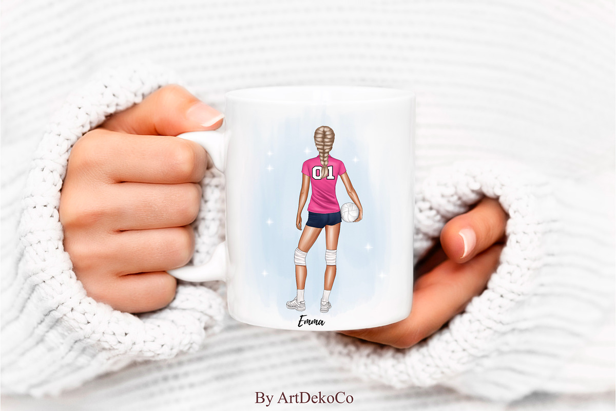 volleyball clipart, a Sport Illustration by DekoArt (Photo 5 of 5)