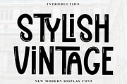 StylishVintage, a Sans Serif Font by InermediaSTUDIO (Thumbnail 1 of 8)