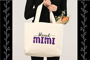 Blessed Mimi SVG, PNG Clipart, an Illustration by JoDitt Designs (Thumbnail 2 of 6)