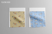 Playing Dogs Patterns & Elements, an Animal Illustration by monkik (Thumbnail 8 of 12)