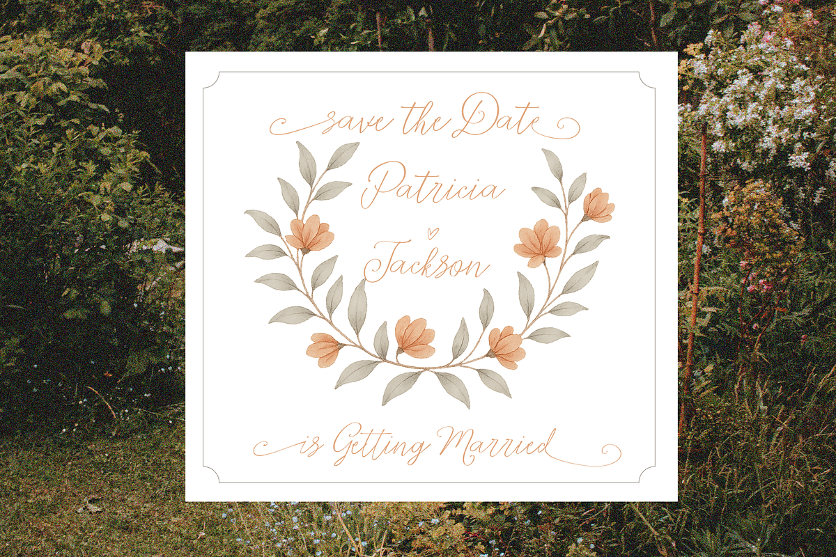 Amora Handmade Written Script, a Script Font by Fortunes Co (Photo 9 of 13)