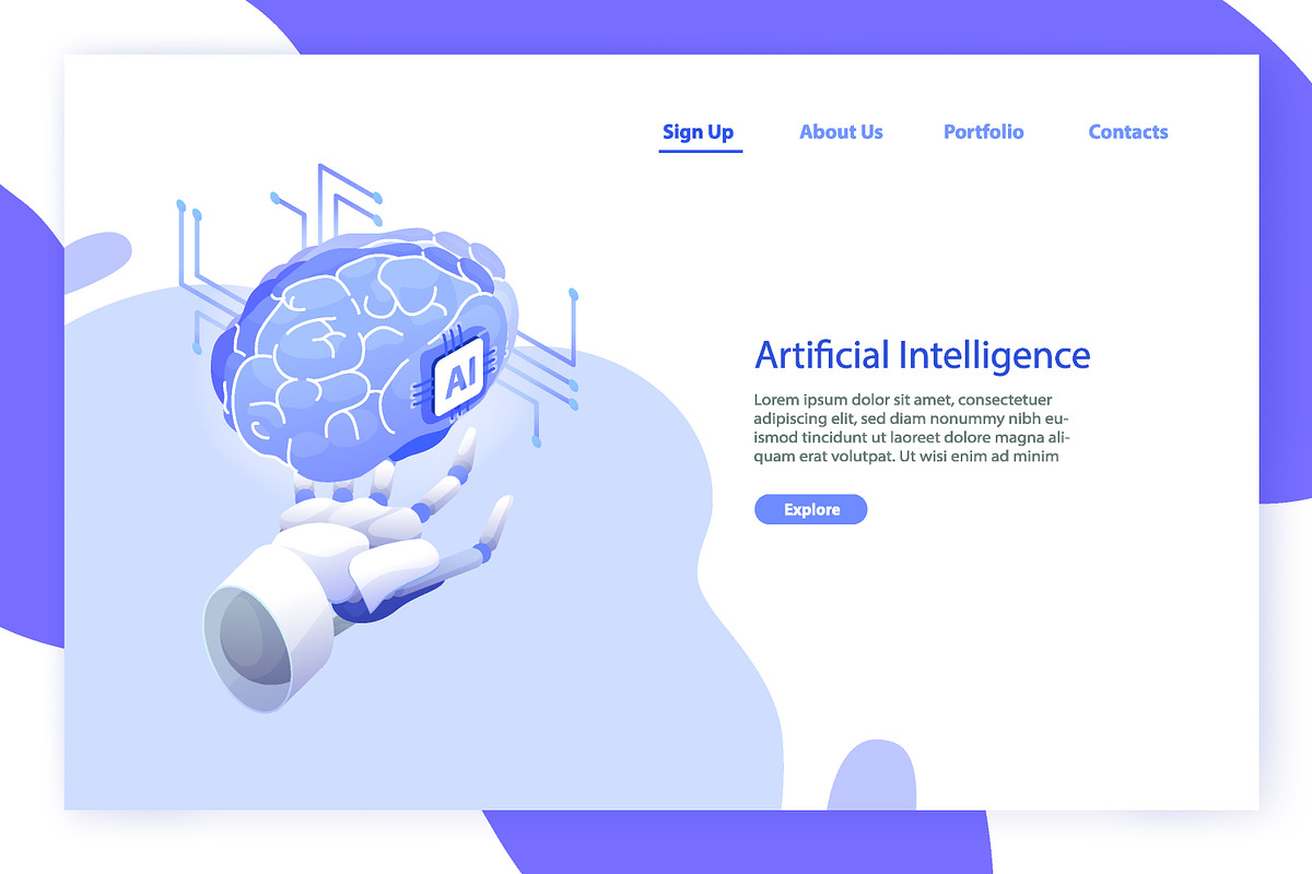 Artificial intelligence concept, a Technology Illustration by Good Studio (Photo 1 of 3)