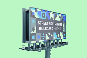 Billboard Mockup, an Advertising Mockup by Qaleb Studio