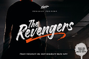 The Revengers, a Script Font by NUGS (Thumbnail 1 of 6)