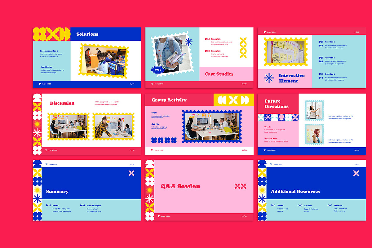 Pink Education Keynote Presentation, a Presentation Template by Neermana (Photo 4 of 5)
