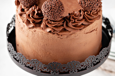 Chocolate coffee cake, a Food & Drink Photo by farwasser