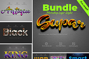 Bundle Photoshop Layer Style, a Layer Style Add-On by MRI STUDIO (Thumbnail 1 of 16)