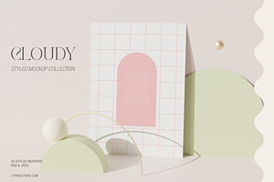 CLOUDY - Contemporary Modern Mockup