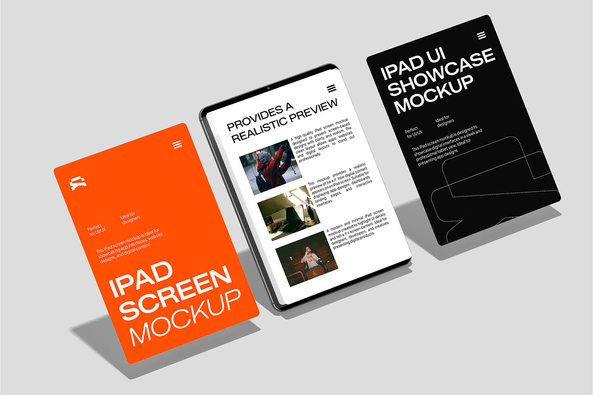 iPad Screen Mockup, an iPad Mockup by Unerispace (Photo 4 of 5)