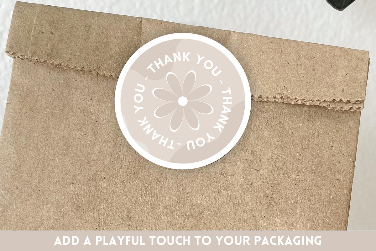 DIY Packaging Sticker Templates, a Stationery Template by SunshineStudioBoutique (Photo 8 of 10)