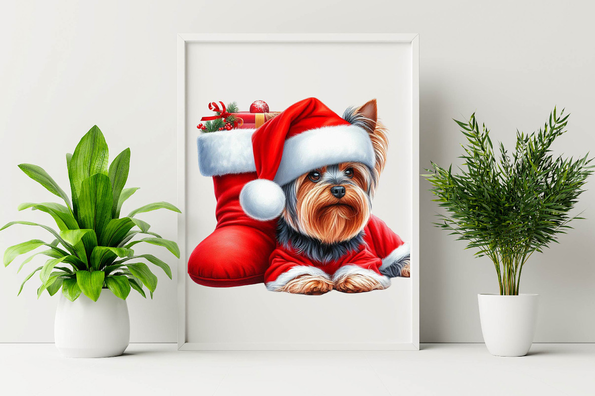 Christmas Baby Dog Sublimation Clipa, an Illustration by SVGArt (Photo 7 of 8)