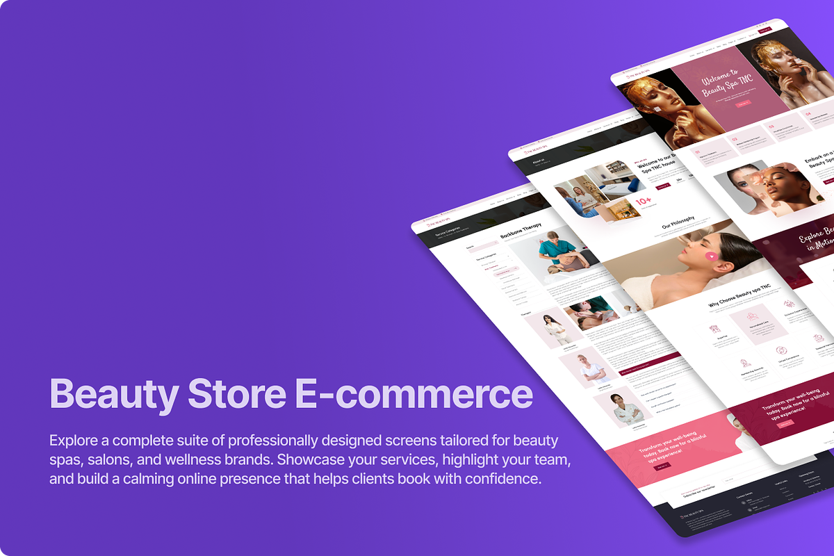 TNC Beauty Spa – Figma UI Template, an UI Kit Template by TNCFlow (Photo 5 of 5)