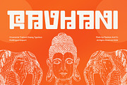 Ravhani - Thailand Display Font, a Sans Serif Font by Flawless And Co (Thumbnail 1 of 10)