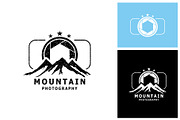 outdoor mountain photography logo, a Branding & Logo Template by Atlantis X Nurman Arbai (Thumbnail 1 of 2)