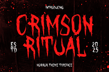 Crimson Ritual - Scary Font
