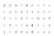 New York Line Icons Set, a Templates & Theme by studiogstock (Thumbnail 2 of 2)