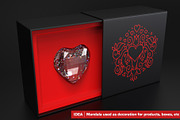 300 Vector Mandala Ornaments, a Decorative Illustration by pixaroma (Thumbnail 7 of 49)
