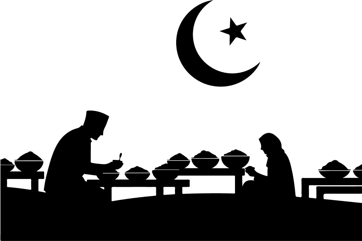 50 Ramadan Iftar Silhouette Bundle, an Illustration by Gfx_Store (Photo 12 of 49)