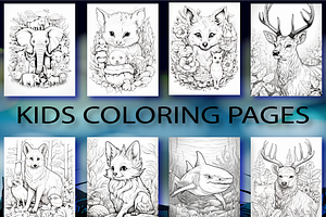 Animals Coloring Book For Kids