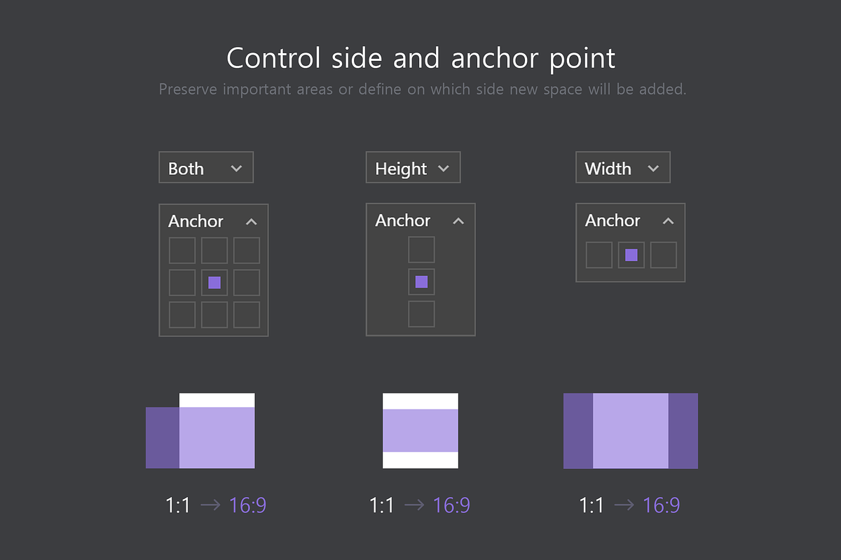 Ratio Switch - Format Change Kit, a Plug-in Add-On by h3design (Photo 3 of 11)