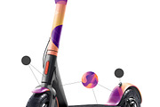 Electric Scooter Mockups Set, an Advertising Mockup by rebrandy (Thumbnail 4 of 8)